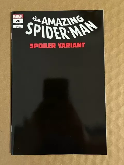 AMAZING SPIDER-MAN #26 SPOILER VARIANT COVER Marvel Comics MS Marvel Kamala Khan