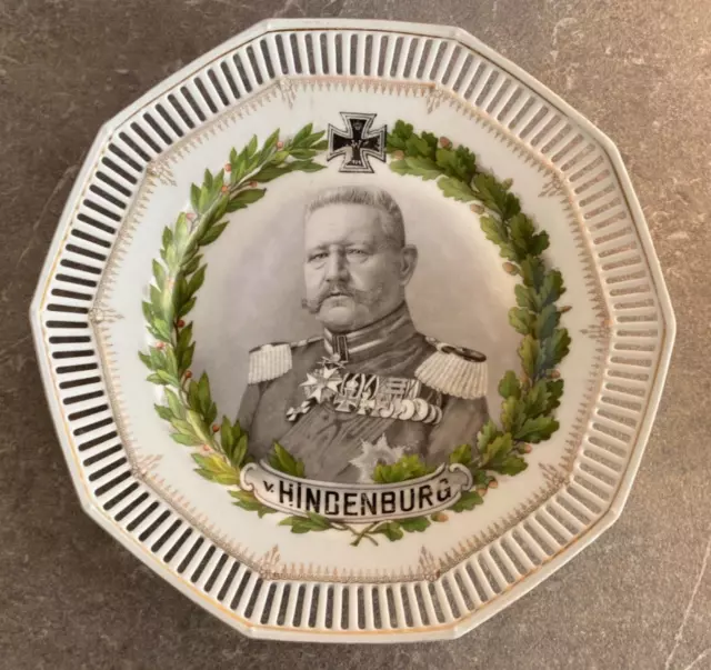 Wandteller HINDENBURG