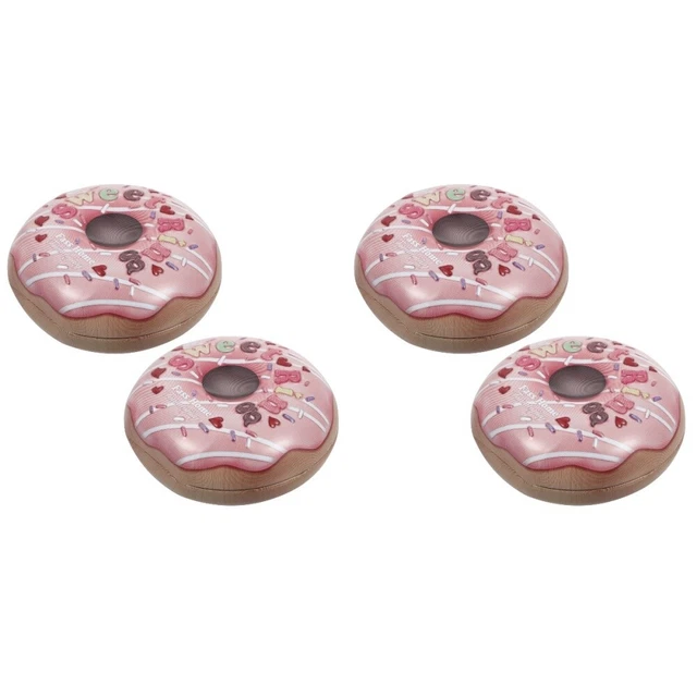 4 pcs Weißblech Candy Box Weißblech Zinn Candy Box Candy Dosen mit Deckel
