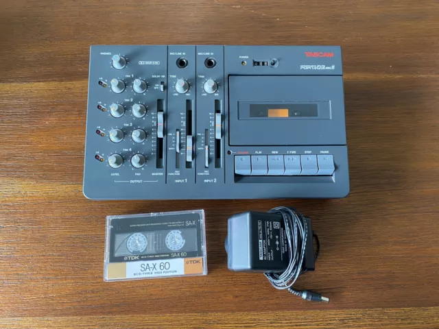 Tascam Ministudio Porta 03 mk II 4-Track Cassette Recorder Portastudio Tested