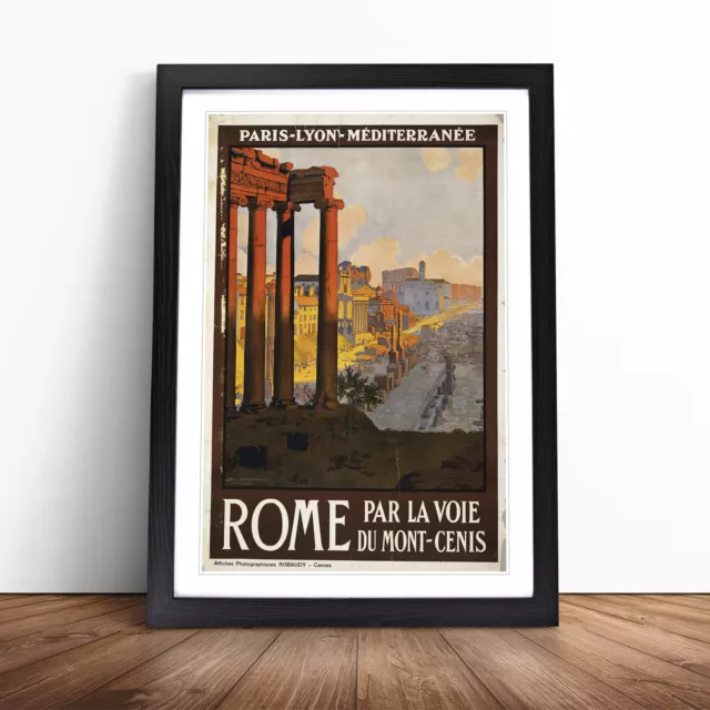 Vintage Travel Rome Vol.1 Wall Art Print Framed Canvas Picture Poster Decor