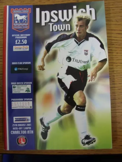 25/08/2001 Ipswich Town v Charlton Athletic  (No Apparent Faults)