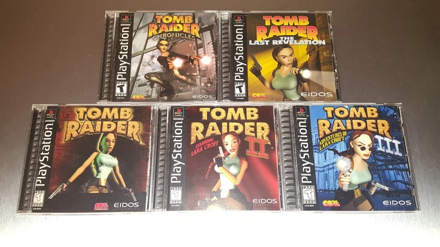 Kit Jogos Tomb Raider 1, 2, 3, 4 E 5 Patch Para Ps1 - Escorrega o Preço