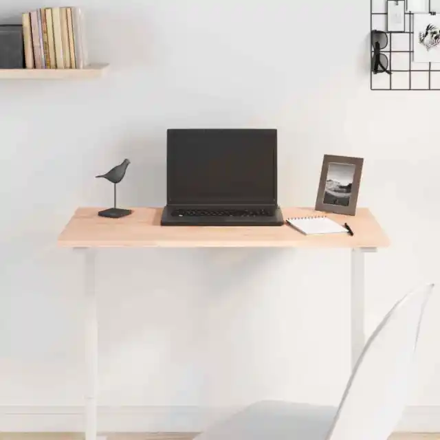 Desk Top 80x40x1.5 cm Solid Wood Beech vidaXL