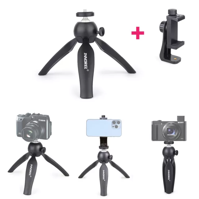 Mini Stativ Webcam Desktop Handy Tripod Tischständer für Foto Kamera Smartphone