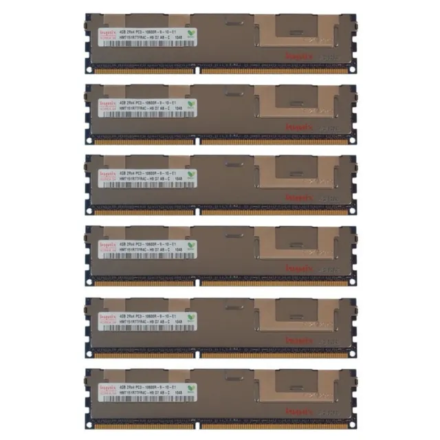 6 x 4GB = 24GB  HP Proliant DL320 DL360 DL370 DL380 ML330 ML350 G6 Memory Ram