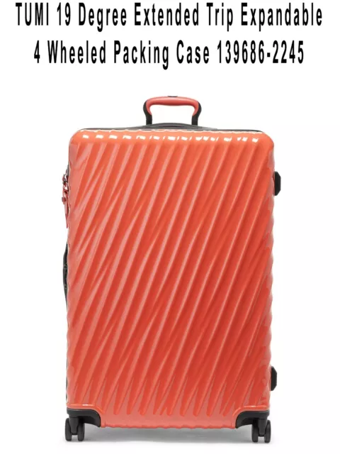 Tumi 19 Degree Extended Trip 4 Wheel Packing Case - 139686-2245 - Coral