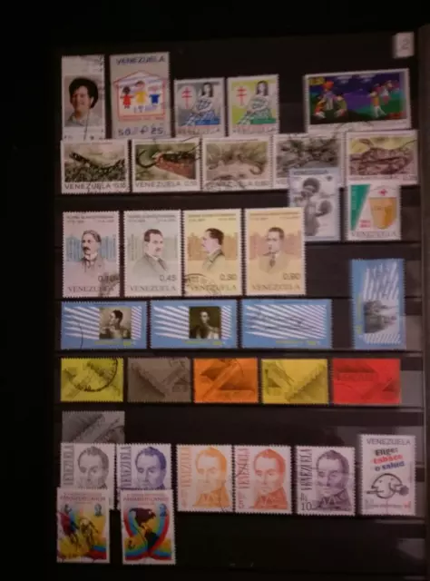 Briefmarken Konvolut (60 Stück) aus Venezuela