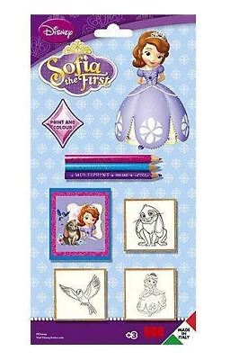 Disney Sofia the First Playset of Stamps Colored Pencils Inc Pad Stamper Set