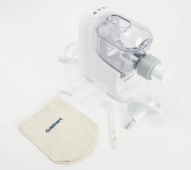 Cuisinart Pasta and Bread Dough Maker with Extra Discs in White