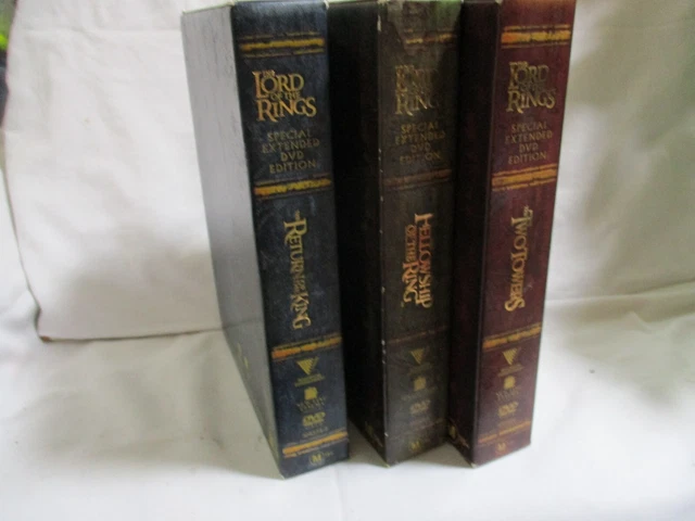 Lord Of The Rings Trilogy- Boxed Sets- Dvds -New Cond--Special Extended Editions 2