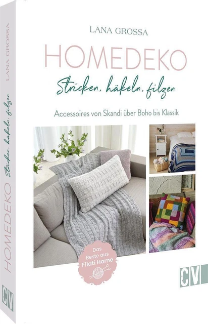 Home-Deko: stricken, häkeln, filzen Lana Grossa