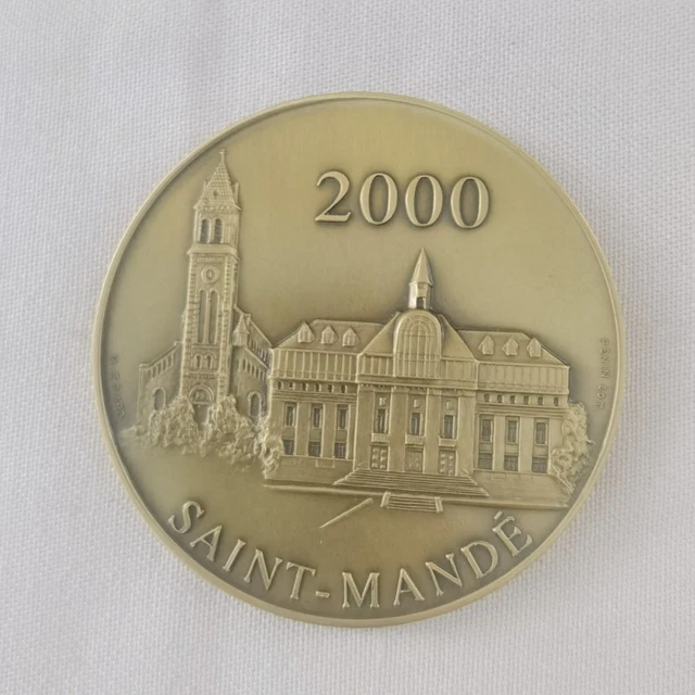 Médaille En Bronze Vintage 2000 STANCORP "La Volonté D'atteindre" - Art Co - Non Circulée