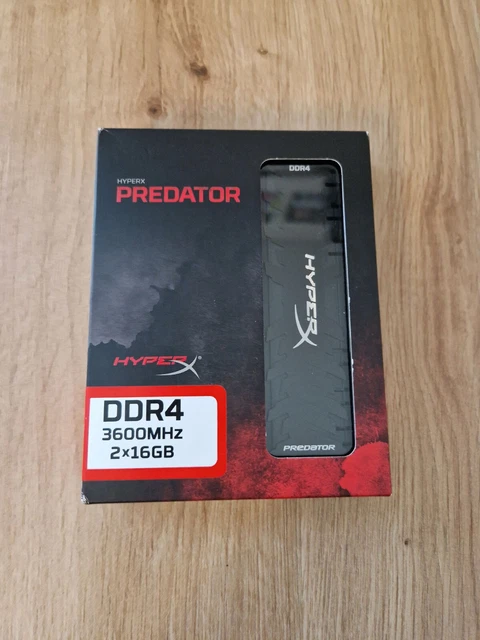 KINGSTON HYPERX PREDATOR 32GB Black DDR4-3600 CL17 (HX436C17PB3K2/32 ...