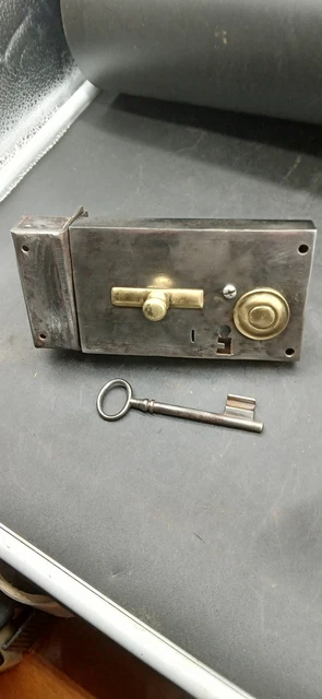 Ancienne Serrure De Porte Fichet - Modèle Vintage - Fonctionnelle