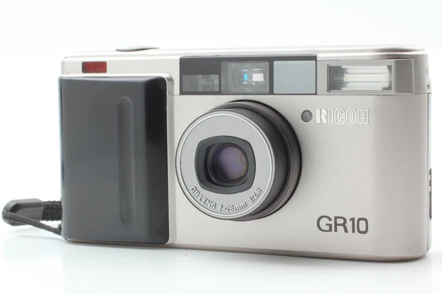[Excellent+5] Ricoh GR10 Silver 28mm f/2.8 Point& Shoot 35mm Film Camera JAPAN