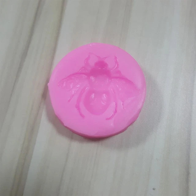 D Bee Shape Silicone-Fondant Cake Mold Chocolate Baking Mould Tools Soap V3B6