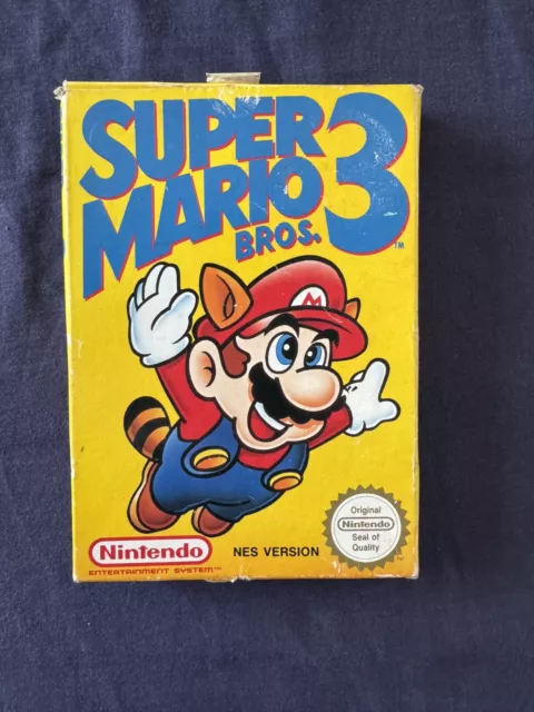 Nintendo NES - Super Mario 3 MANUAL AND BOX ONLY