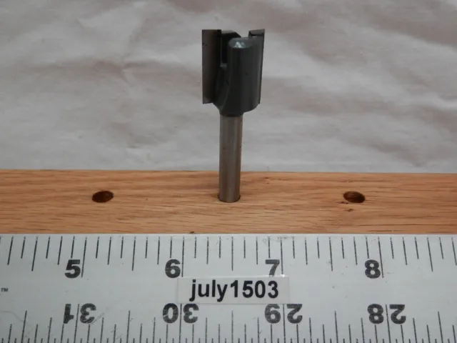 (1) NEW  Grizzly 5/8" D Hinge Mortising Carbide Tipped Router Bit Straight g2
