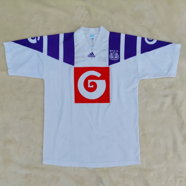 1993-1994 RSC Anderlecht Retro Vintage Rare Jersey Shirt Away Adidas M BNWT