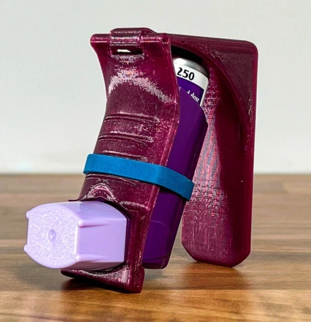 Halermate Inhaler Aid INHALER AID FOR Asthma Inhalers for COPD and Weak, Small or Arthritic ...