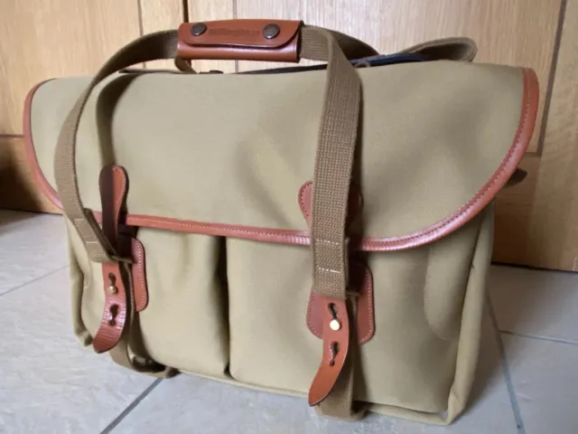 Billingham 445 Camera Bag - Large - Excellent Condition - Khaki Canvas/Leather.