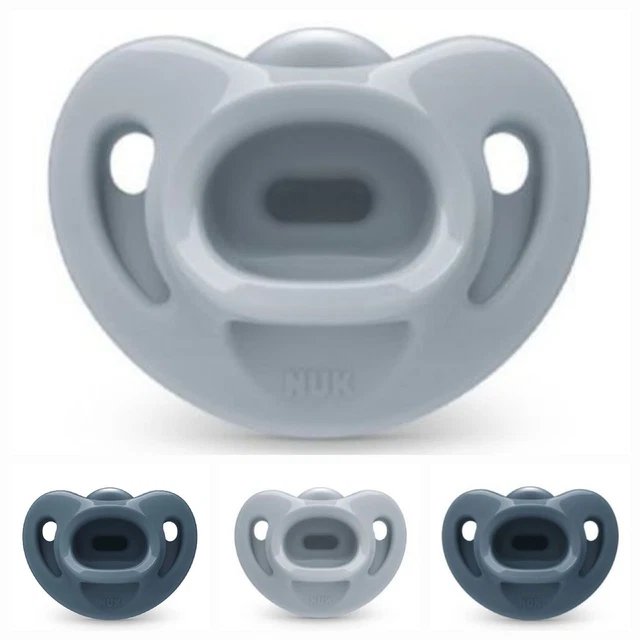 x4 NUK for Nature Eco Comfy Pacifier Size 1, in Neutral Midnight Mist 0-6 months