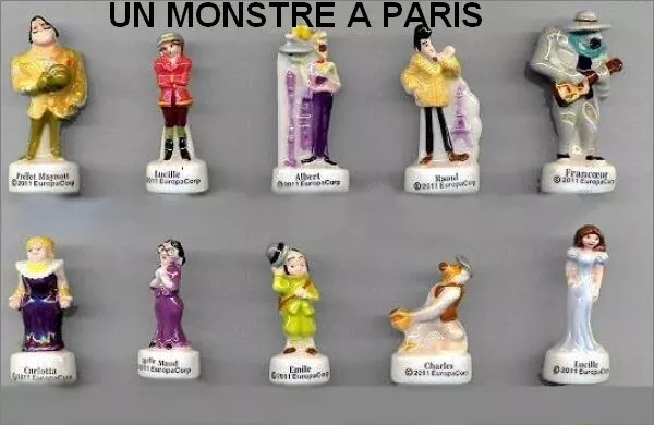 Serie Complete De Feves Un Monstre A Paris