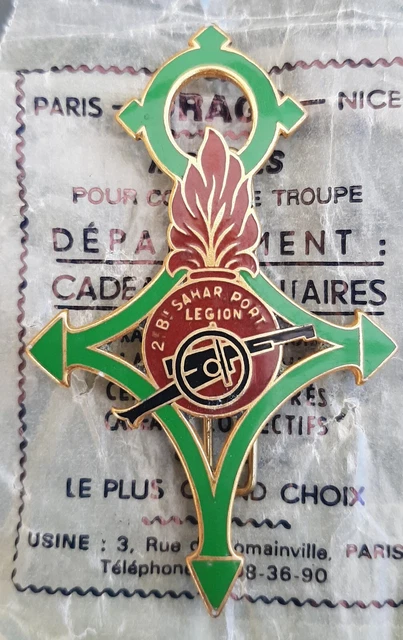 Insigne Militaire 2° Compagnie Saharienne De Transport - Drago Paris H730 - Occasion