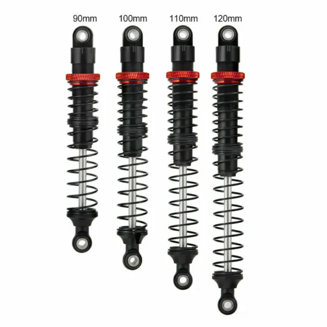 90/100/110/120mm Alloy Shock Absorbers For 1/10 RC SCX10 90046 TRX-4 D90 Crawler