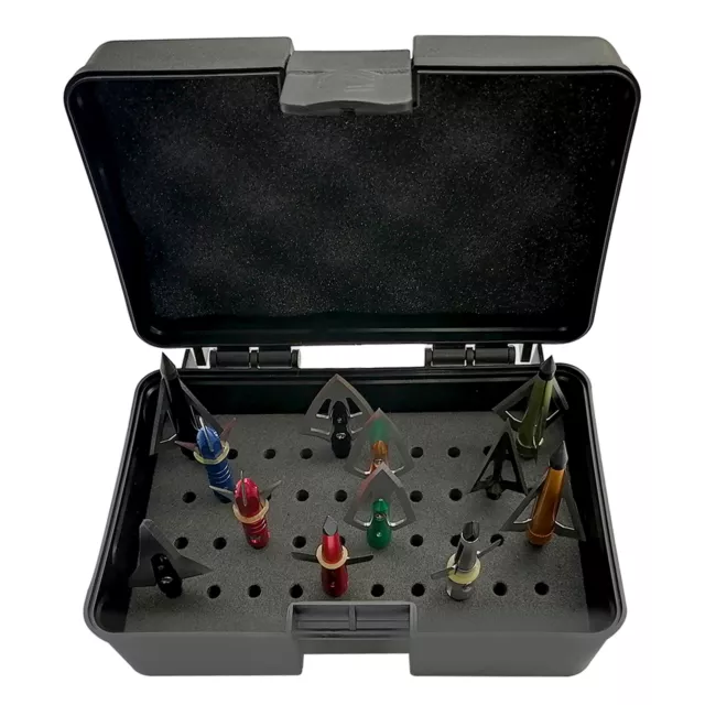 New Plastic Box Broadhead Protector Portable Case Convenient Arrows Storage