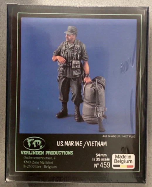 Verlinden 1/35 US Tank Crew Figures WWII Wet/Cold Dress – 4 Half-Figures, Resin, 1586
