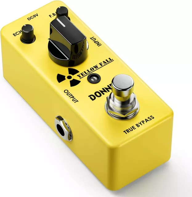 ☢️ Donner Yellow Fall Analog Delay Guitar Effect Pedal Vintage Delay True Bypass