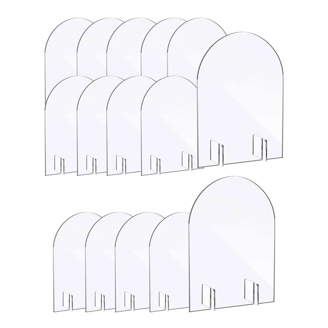 JAPCHET 10 Fogli A5 In Acrilico Trasparente 3 Mm - Lastre PMMA Per Fai Da Te, Cornici E Segnaletica - 3
