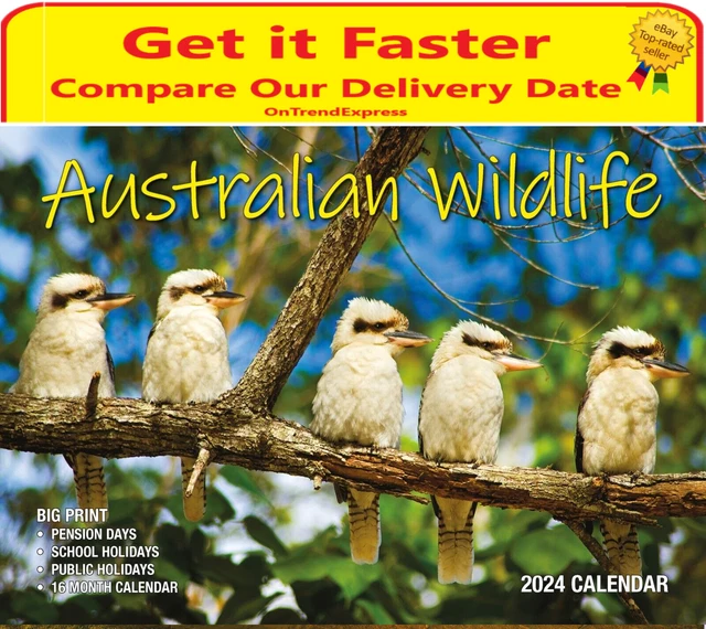 2024 CALENDAR AUSTRALIAN Wildlife Big Print Wall Calendar by Bartel BP421 $9.90 - PicClick AU 2024 CALENDAR AUSTRALIAN Wildlife Big Print Wall Calendar by Bartel BP421 $9.90 - PicClick AU