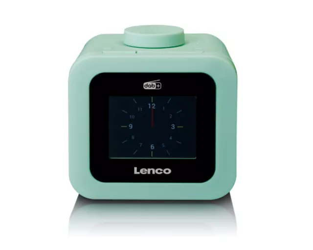 Lenco CR-620 DAB+ Uhrenradio - Radiowecker mit 3" TFT Farbdisplay - PLL FM - 40