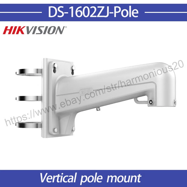 Hikvision DS-1602ZJ-Pole PTZ Vertical Aluminum Pole Mount Bracket Dome Camera