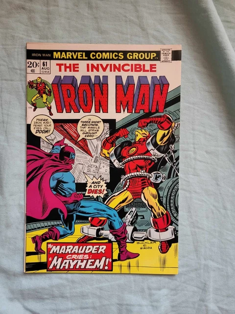 Marvel Comics: The Invincible Iron Man #61 (1968) VF