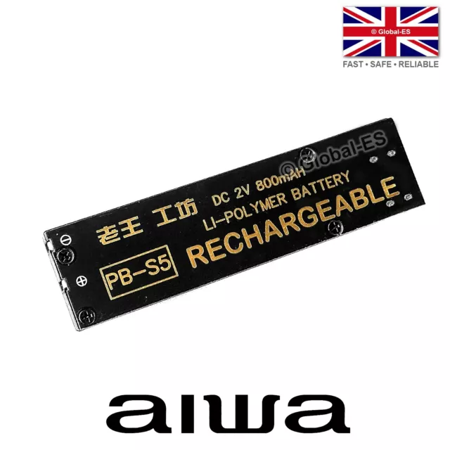 AIWA PB-S5 Cassette Player Battery - 2V 800mAh