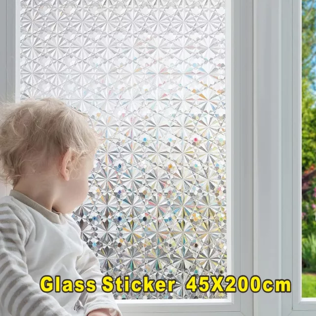 Privacy Frosted Window Film Decorative Patterned Victorian Art Deco Etched Glass