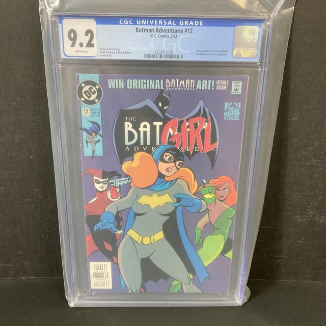 Batman Adventures #12 Cgc Graded 9.2 First Harley Quinn Batgirl Dc Comics 1993