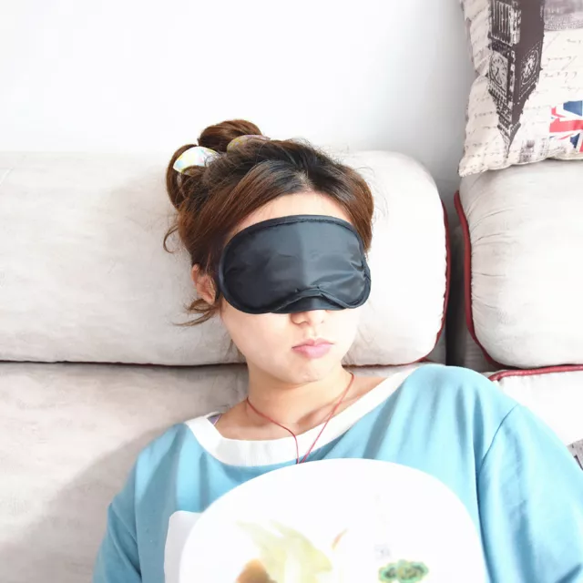 10X Eye Mask Soft Padded Travel Night Sleeping Blindfold Sleep Aid Shade Cov;d' 2