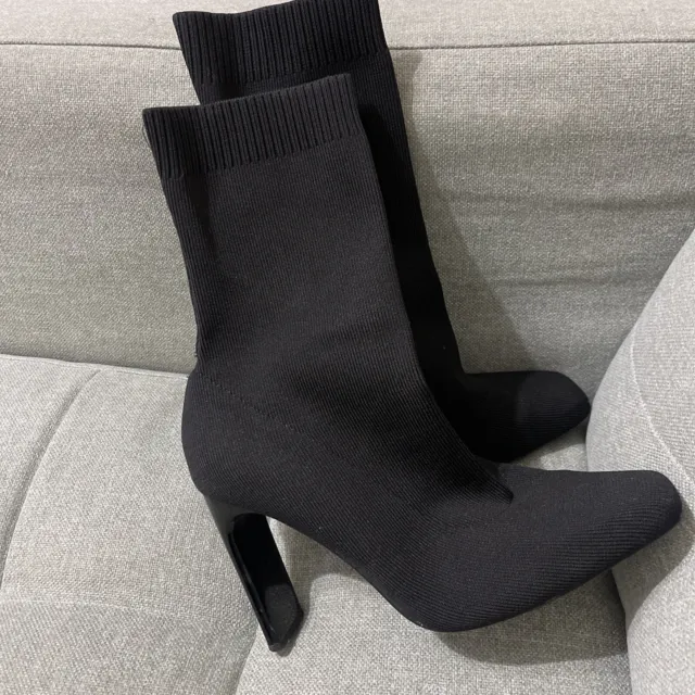 Schutz Womens Zara Winter Leather Block Heel Ankle Boots - Walmart.com