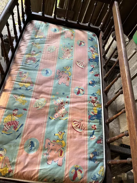 Antique rocking crib