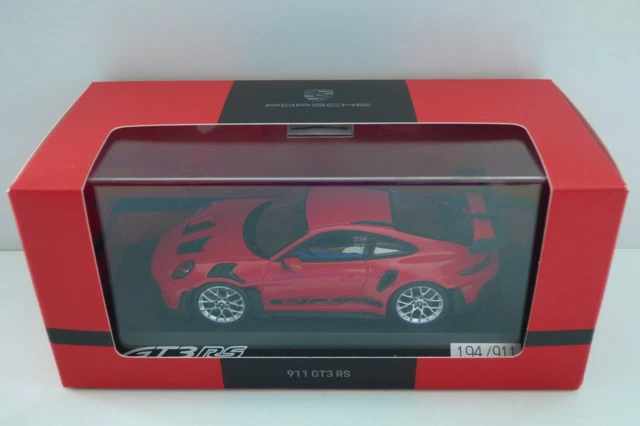 Modèle Réduit Porsche 911 GT3 RS Rouge 1/43 Norev - Neuf En Boîte D'origine, Collection Voiture Miniature