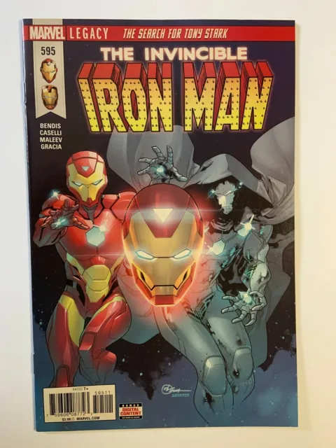 The Invincible Iron Man #595 Dr Doom Cover Early Riri Williams (2018)
