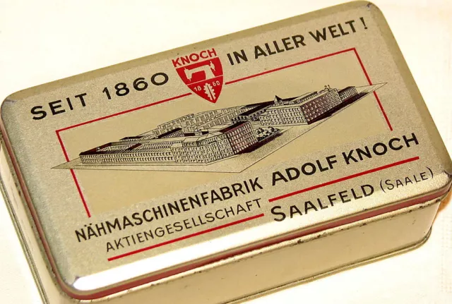 Antique german sewing machine Adolf Knoch Ossa Fabrik Marke Saalfeld