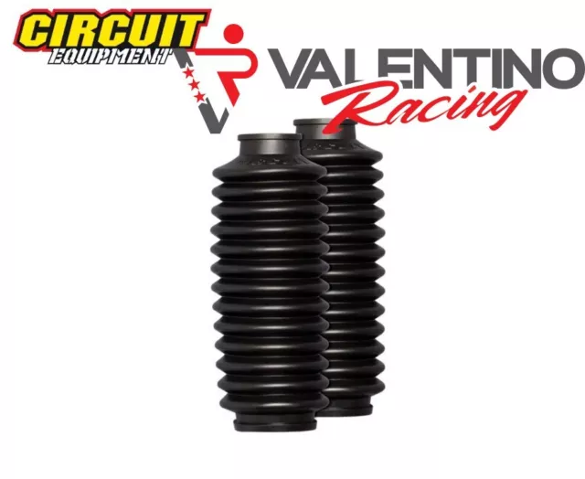 Coppia Soffietti Per Forcelle 13 Denti Colore Nero Circuit Equipment 13 Cm