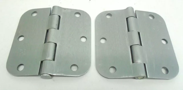 2 Stanley Hardware RD758 3.5" X 3.5" 26D 652 5/8" Radius Corner Hinges 1724HW