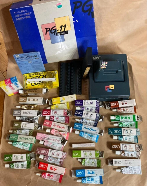 Máquina de serigrafía RISO Print Gocco PG-11 USADA con caja sin maestro de malla alta